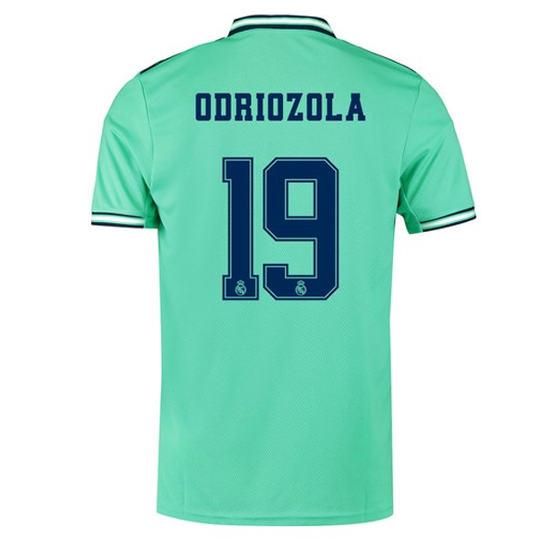 Camiseta Real Madrid NO.19 Odriozola Tercera equipo 2019-20 Verde